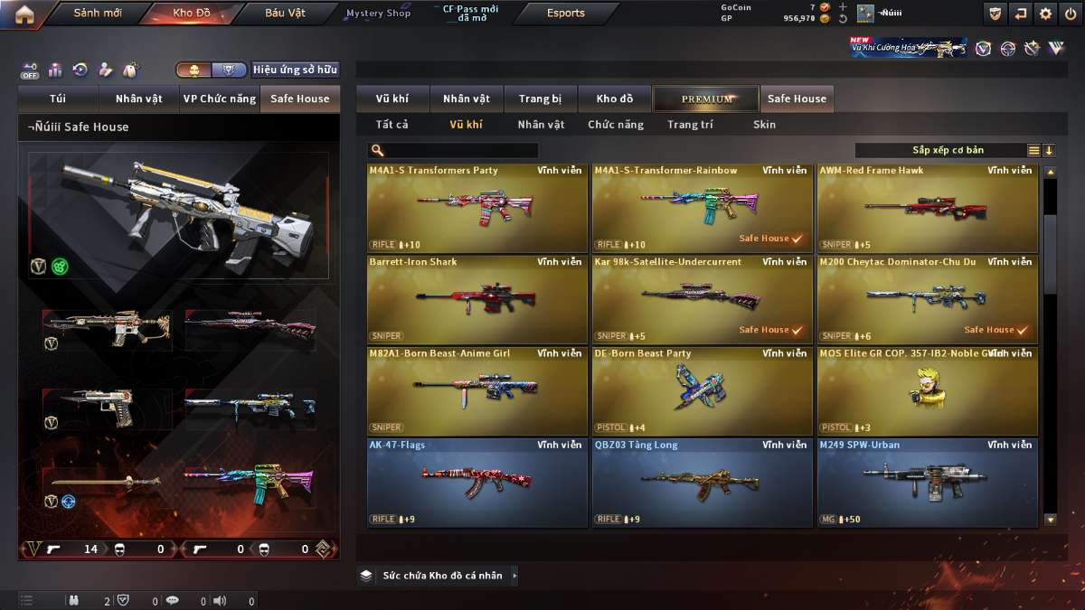 shop acc cf uy tin gia re